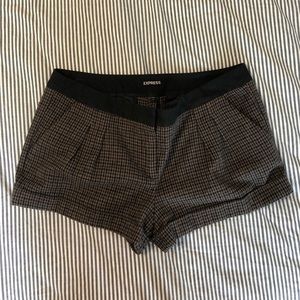 Express tweed shorts
